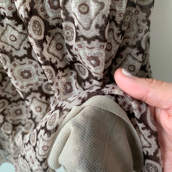 Michael Kors Brown Nylon Tank Top Size Small - Picture 7 of 10